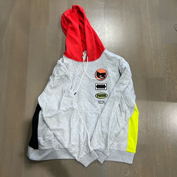 New WITHOUT TAGS Puma playbook pullover light gray heather mens size XXL - Picture 7 of 7